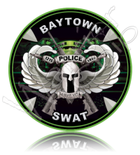 SWAT Poker Chip Custom Law Enforcement Challenge Coin 10907