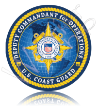 Custom Poker Chip Coast Guard 20120